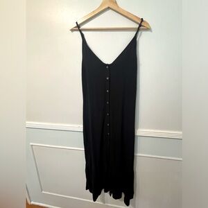 Roxy Seaside Black Dress. Size L